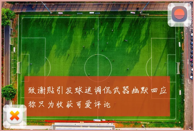 致谢贴引发球迷调侃武器幽默回应称只为收获可爱评论